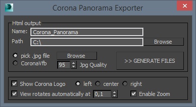 Panorama Exporter