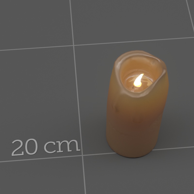 candle wax texture